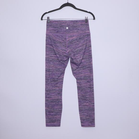 LULULEMON Wunder Under High-Rise Cropped Legging Blueprint Royal Ruby Women's 6 - Picture 8 of 9